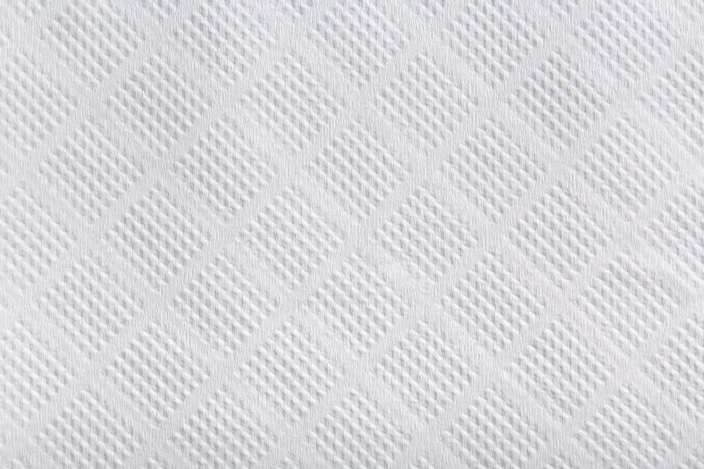 Close-up of the embossed texture of The Green Cheeks bamboo kitchen roll